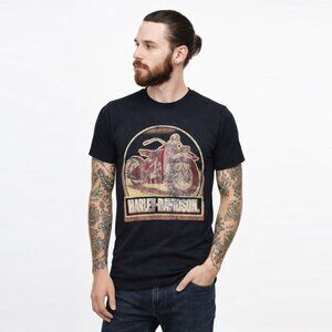 Harley-Davidson Jamaica T-Shirt Black 100% Cotton Graphic Tee Biker Moto